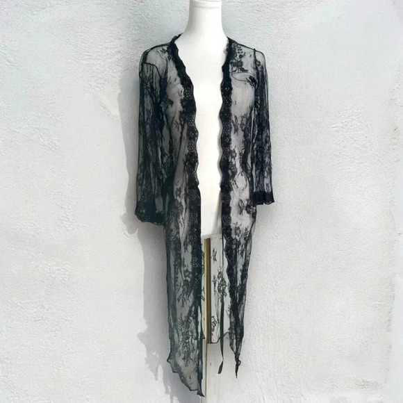 New whimsygoth kimono duster Fairycore M - Picture 1 of 7